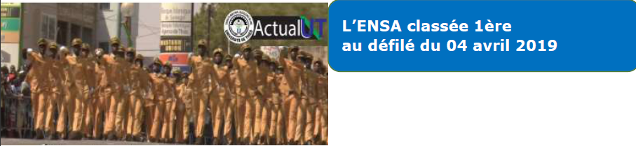 LENSA classée 1ère au défilé du 04 avril 2019